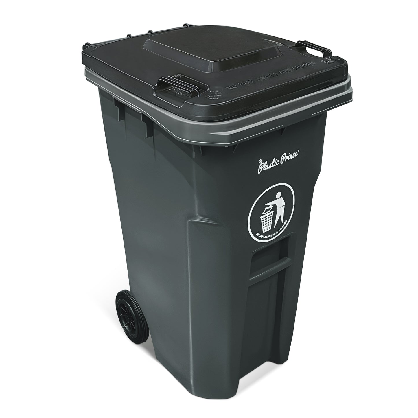 65-Gallon Gray Rollout Container