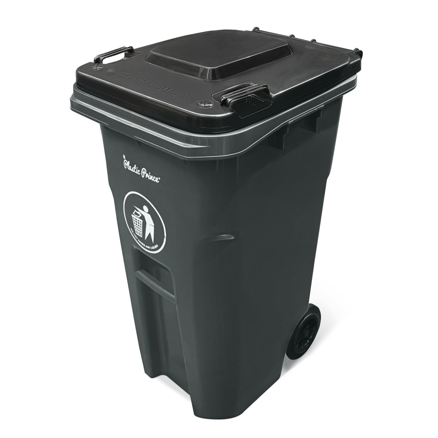65-Gallon Gray Rollout Container