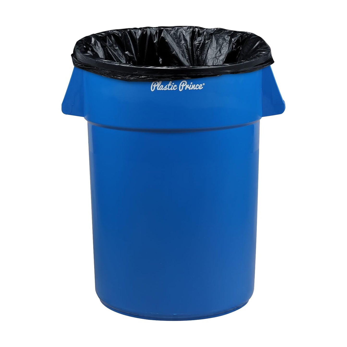 44-Gallon Blue Round Trash Can