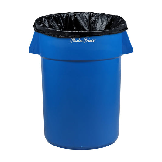 44-Gallon Blue Round Trash Can