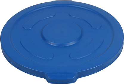 Lid for 55-Gallon Round Trash Can, Blue