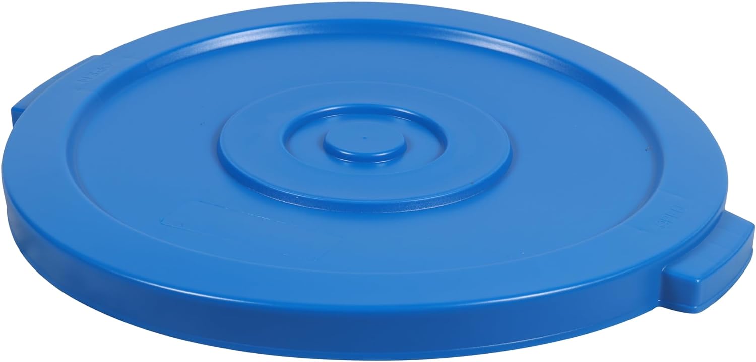 Blue Lid for 20-Gallon Round Trash Can - 1