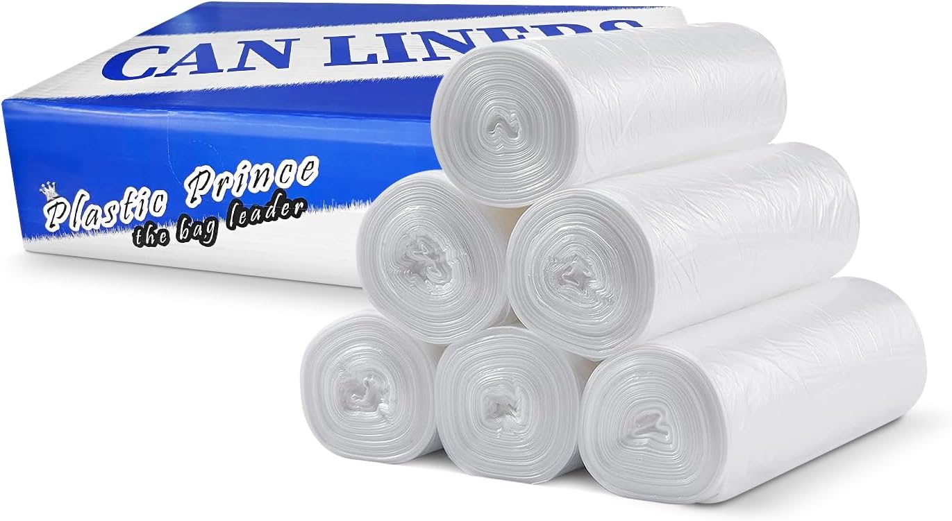 40" x 48", 45 Gallon, 10 Mic, Clear High-Density Can Liners, Perforated Coreless Rolls, 250/Case