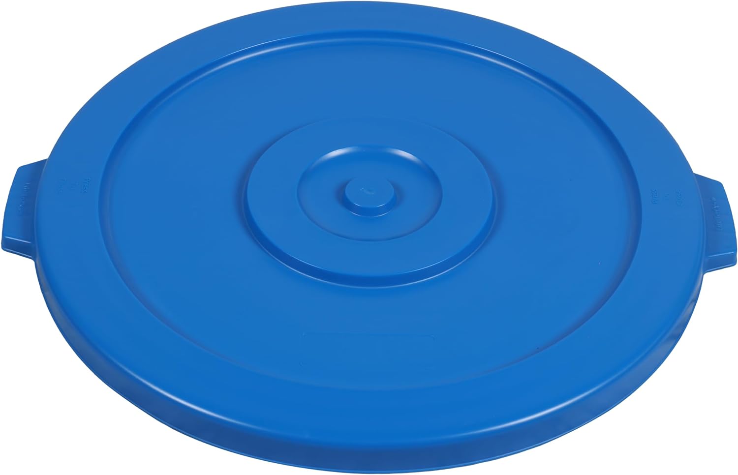 Lid for 32-Gallon Round Trash Can, Blue - 1