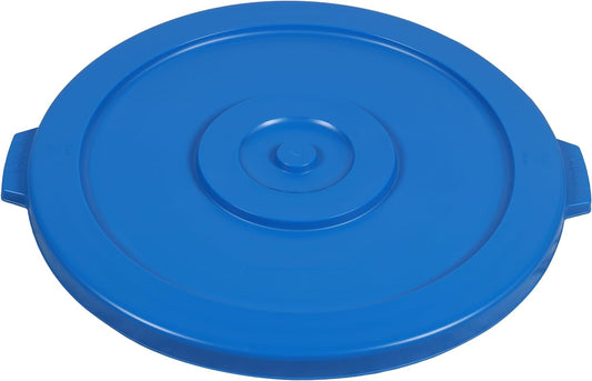 Lid for 44-Gallon Round Trash Can, Blue - 1