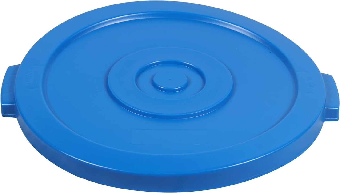 Blue Lid for 20-Gallon Round Trash Can