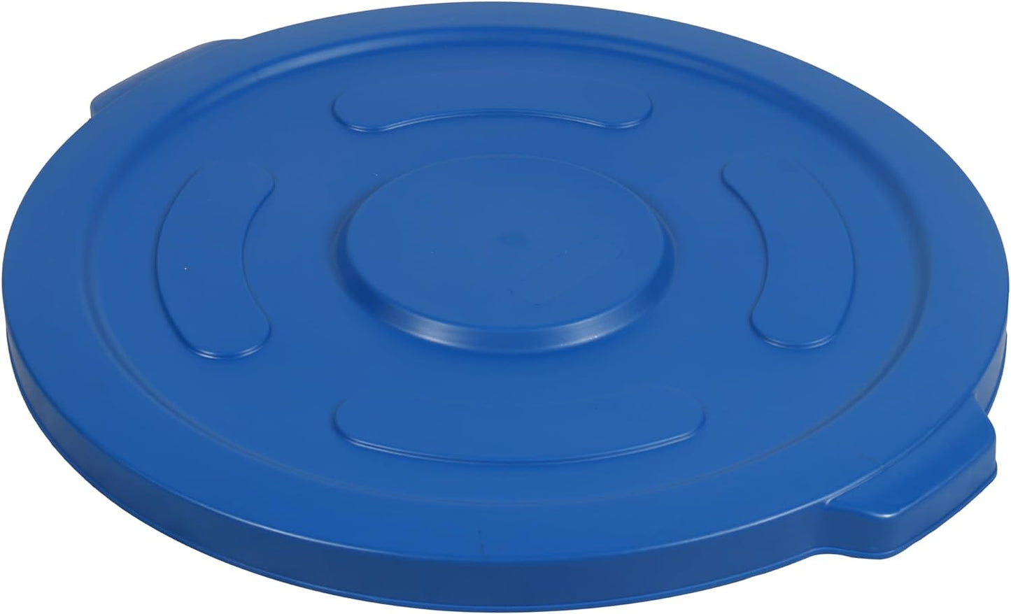 Lid for 55-Gallon Round Trash Can, Blue