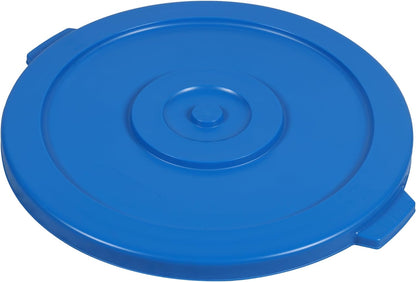 Lid for 32-Gallon Round Trash Can, Blue