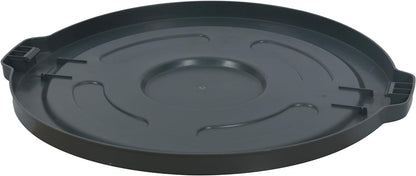 Lid for 55-Gallon Round Trash Can, Gray