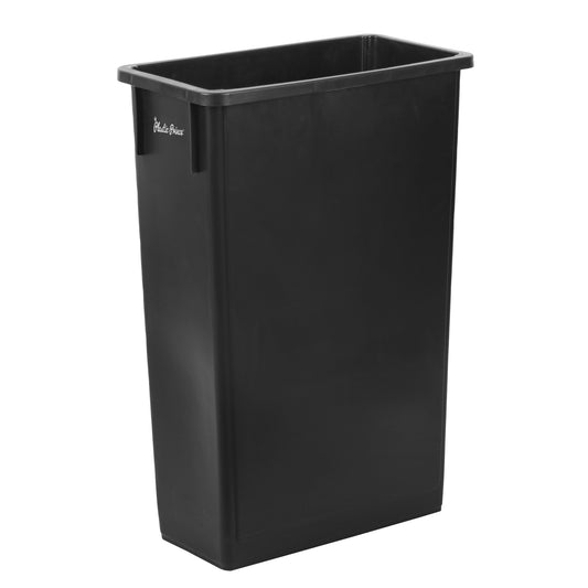 23-Gallon Gray Slim Rectangular Trash Can