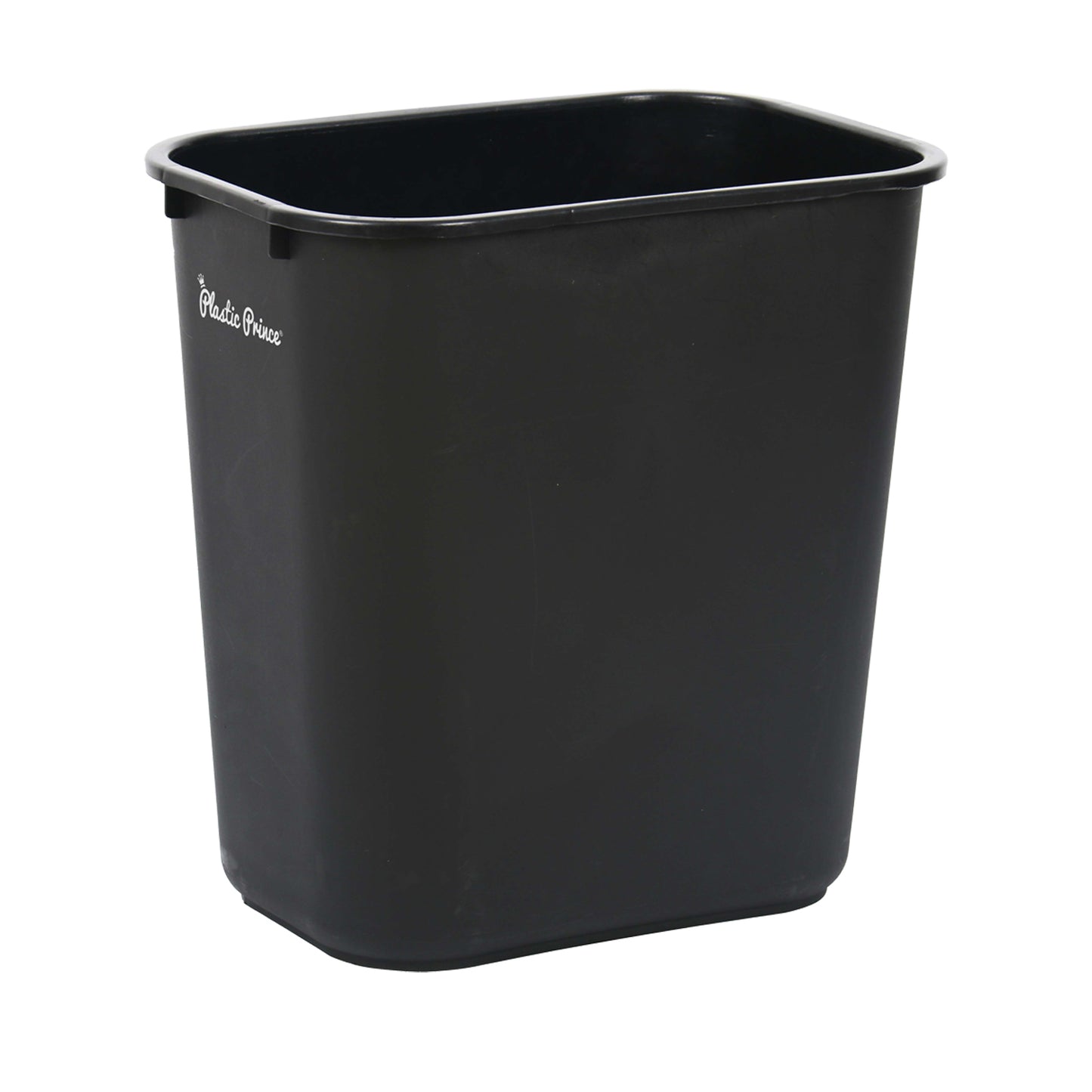 28-QT Black Wastebasket