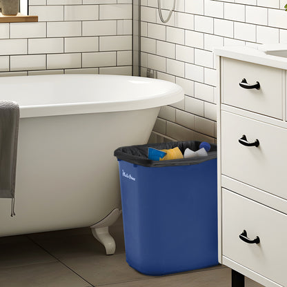 28-QT Blue Wastebasket