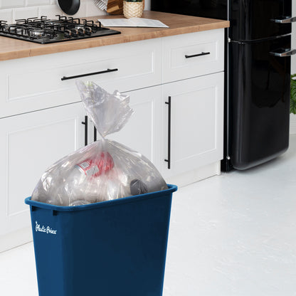 40-QT Blue Wastebasket