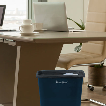 40-QT Blue Wastebasket