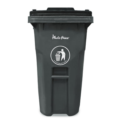 65-Gallon Gray Rollout Container
