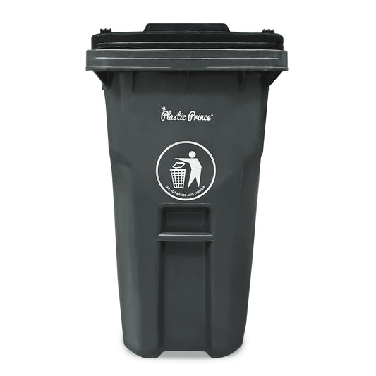 65-Gallon Gray Rollout Container